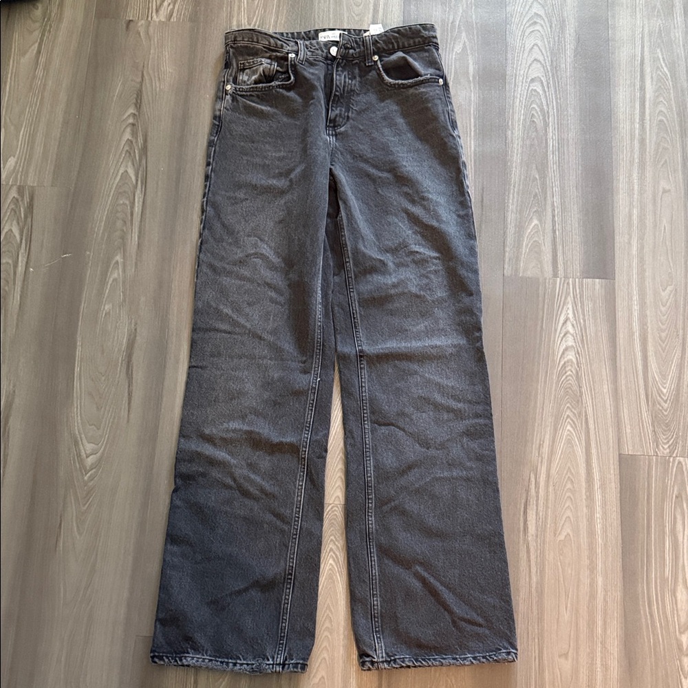 Zara Black Wide Leg Jeans